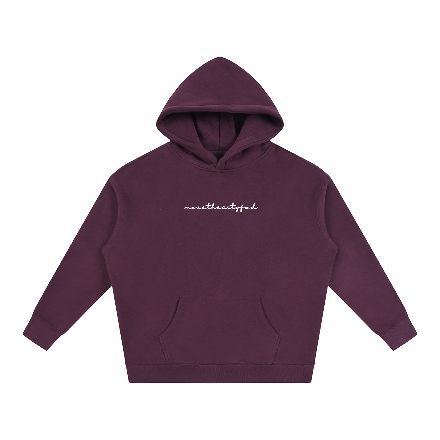 Move the City FWD. Signature Oversize Fleeced Hoodie