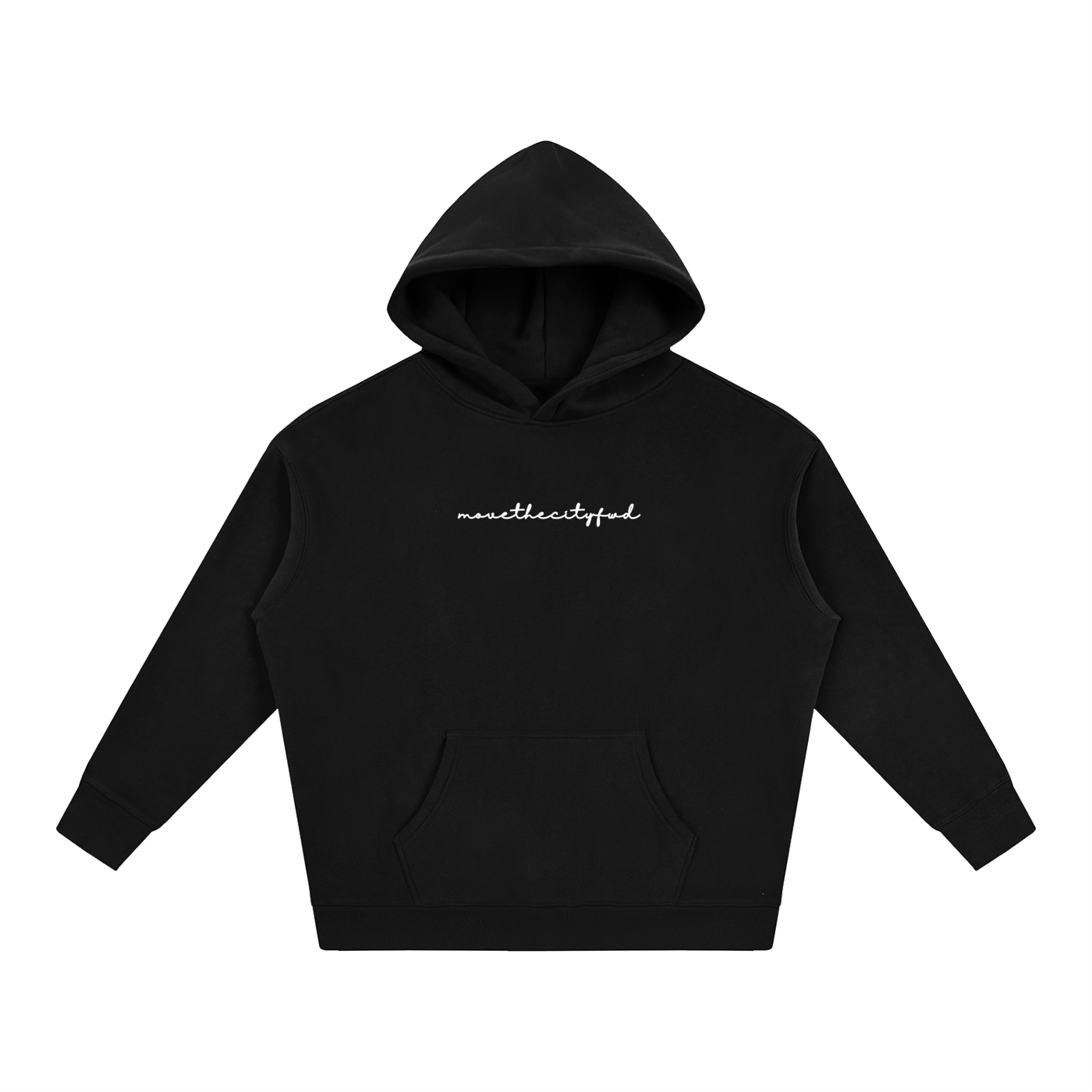 Move the City FWD. Signature Oversize Fleeced Hoodie