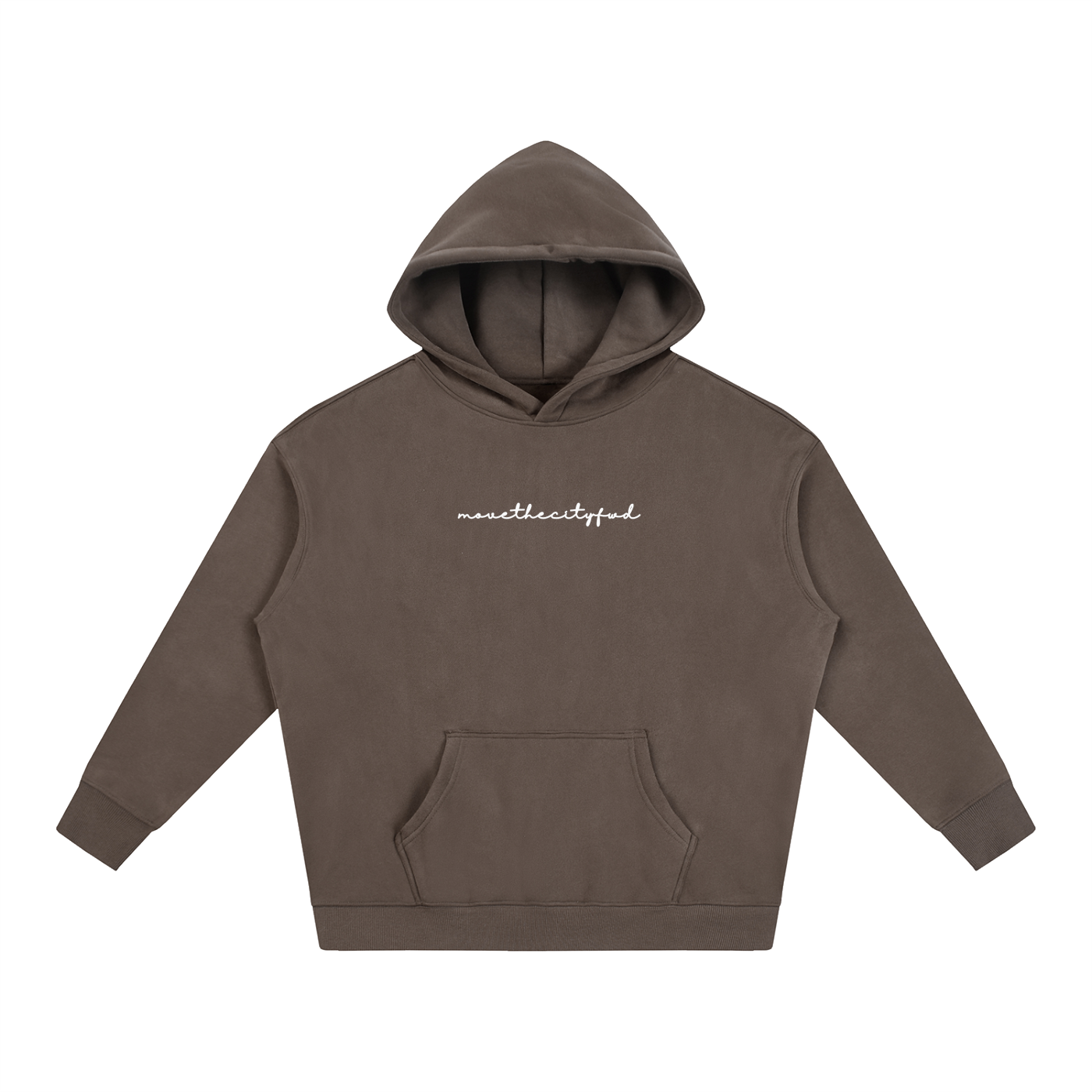 Move the City FWD. Signature Oversize Fleeced Hoodie