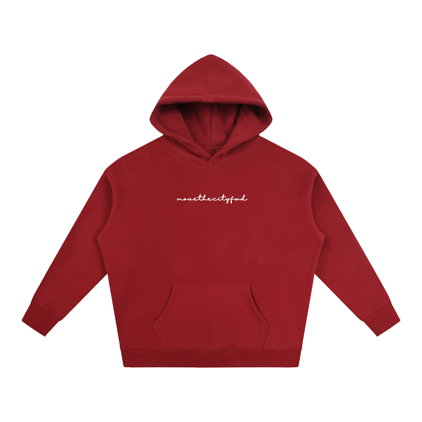 Move the City FWD. Signature Oversize Fleeced Hoodie